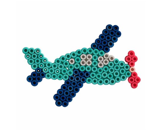 Набор для творчества Hama Midi Середній набір-сортер 9 600 шт намистин 12 кольорів, термомозаїка (HM-2096), изображение 4