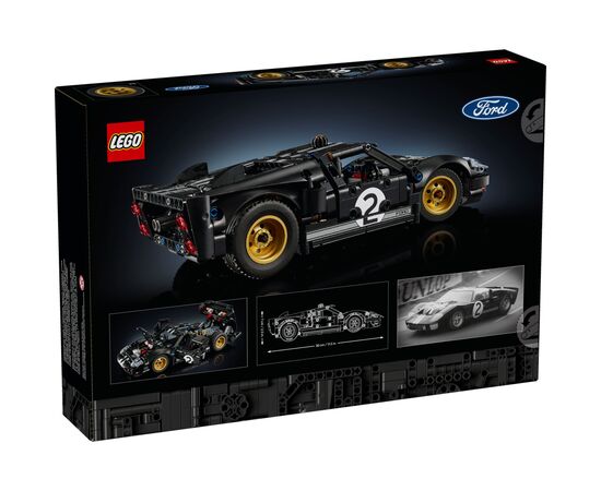 Конструктор LEGO Technic Автомобиль для гонки Ford GT40 MKII 1966 года (42223), изображение 9