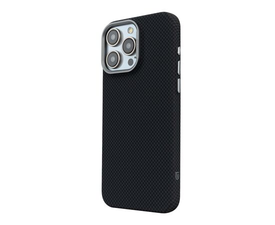 Чехол для мобильного телефона Armorstandart LikeCarbon2 MagCase Apple iPhone 15 Pro Kevlar Black (ARM88589), изображение 5
