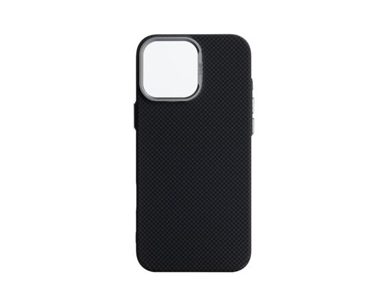 Чохол до мобільного телефона Armorstandart LikeCarbon2 MagCase Apple iPhone 15 Pro Max Kevlar Black (ARM88590)