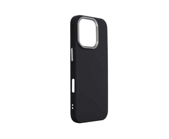 Чохол до мобільного телефона Armorstandart LikeCarbon2 MagCase Apple iPhone 16 Pro Kevlar Black (ARM88381), зображення 3