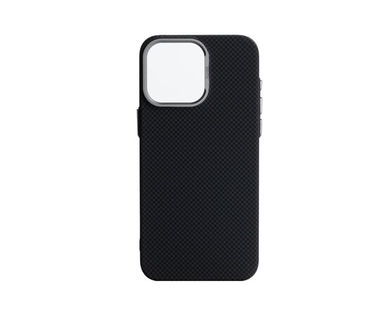 Чохол до мобільного телефона Armorstandart LikeCarbon2 MagCase Apple iPhone 16 Pro Max Kevlar Black (ARM88382)