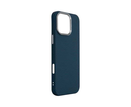 Чохол до мобільного телефона Armorstandart LikeCarbon2 MagCase Apple iPhone 16 Pro Max Kevlar Dark Blue (ARM88593), зображення 3