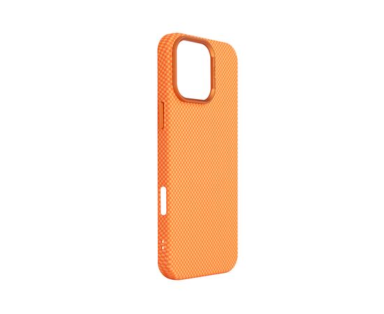 Чохол до мобільного телефона Armorstandart LikeCarbon2 MagCase Apple iPhone 16 Pro Max Kevlar Orange (ARM88595), зображення 3