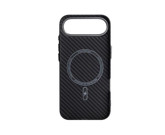 Чохол до мобільного телефона Armorstandart LikeCarbon2 MagCase Apple iPhone 17 Air Carbon Black (ARM86260), зображення 2