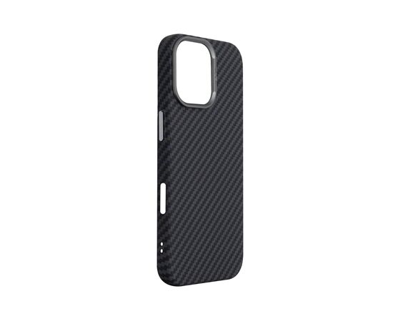 Чехол для мобильного телефона Armorstandart LikeCarbon2 MagCase Apple iPhone 17 Carbon Black (ARM86257), изображение 3