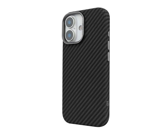 Чехол для мобильного телефона Armorstandart LikeCarbon2 MagCase Apple iPhone 17 Carbon Black (ARM86257), изображение 5