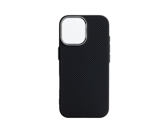 Чохол до мобільного телефона Armorstandart LikeCarbon2 MagCase Apple iPhone 17 Kevlar Black (ARM88379)