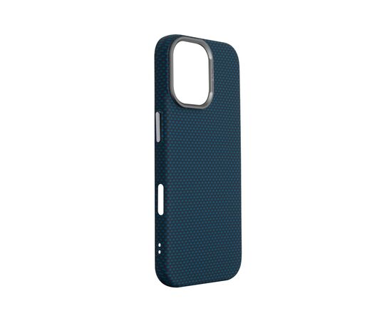 Чехол для мобильного телефона Armorstandart LikeCarbon2 MagCase Apple iPhone 17 Kevlar Dark Blue (ARM88613), изображение 3