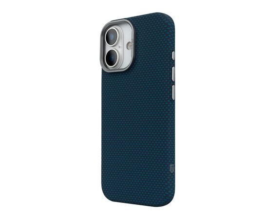 Чехол для мобильного телефона Armorstandart LikeCarbon2 MagCase Apple iPhone 17 Kevlar Dark Blue (ARM88613), изображение 5