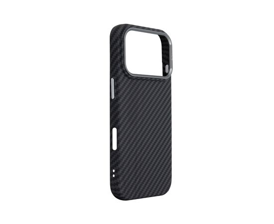Чехол для мобильного телефона Armorstandart LikeCarbon2 MagCase Apple iPhone 17 Pro Carbon Black (ARM86258), изображение 3