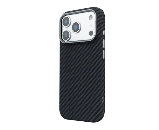 Чехол для мобильного телефона Armorstandart LikeCarbon2 MagCase Apple iPhone 17 Pro Carbon Black (ARM86258), изображение 5