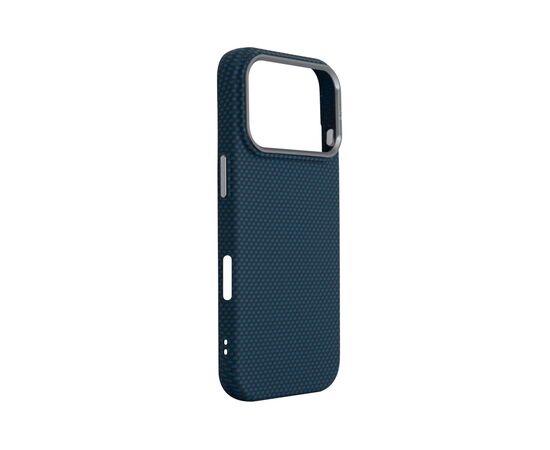Чохол до мобільного телефона Armorstandart LikeCarbon2 MagCase Apple iPhone 17 Pro Kevlar Dark Blue (ARM88554), зображення 3