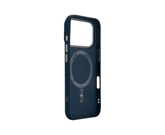 Чохол до мобільного телефона Armorstandart LikeCarbon2 MagCase Apple iPhone 17 Pro Kevlar Dark Blue (ARM88554), зображення 4