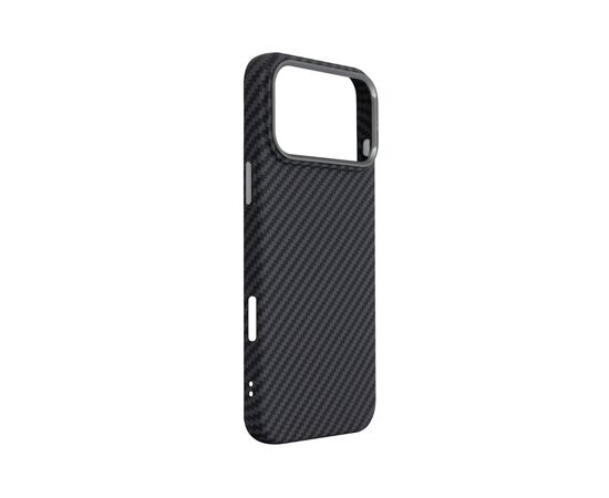 Чохол до мобільного телефона Armorstandart LikeCarbon2 MagCase Apple iPhone 17 Pro Max Carbon Black (ARM86259), зображення 3