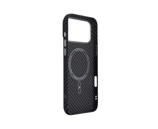 Чохол до мобільного телефона Armorstandart LikeCarbon2 MagCase Apple iPhone 17 Pro Max Carbon Black (ARM86259), зображення 4
