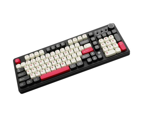 Клавіатура Ajazz AF98 Plus Wireless/Bluetooth/USB UA Black/White/Red (AF98-PLUS-BSR), зображення 5