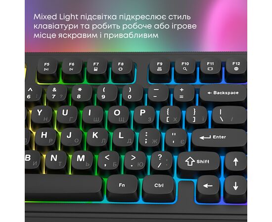 Клавиатура Ajazz AF98 USB UA Black (AF98-B), изображение 10