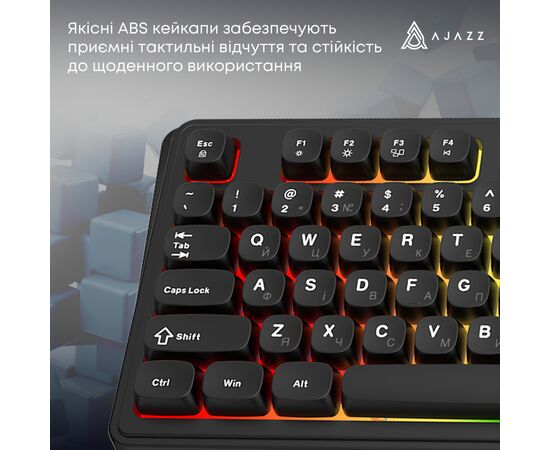 Клавиатура Ajazz AF98 USB UA Black (AF98-B), изображение 11