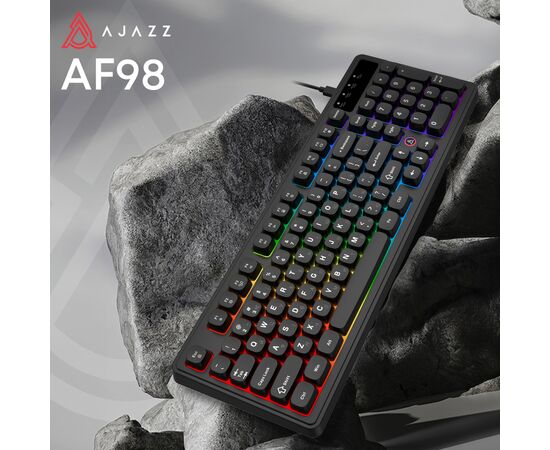 Клавиатура Ajazz AF98 USB UA Black (AF98-B), изображение 6