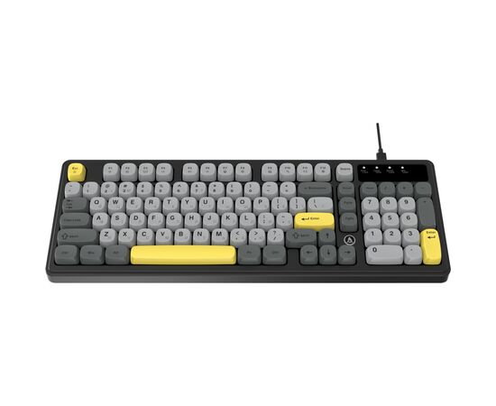 Клавіатура Ajazz AF98 USB UA Black/Grey/Yellow (AF98-BGY), зображення 4