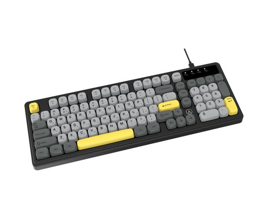 Клавіатура Ajazz AF98 USB UA Black/Grey/Yellow (AF98-BGY), зображення 5