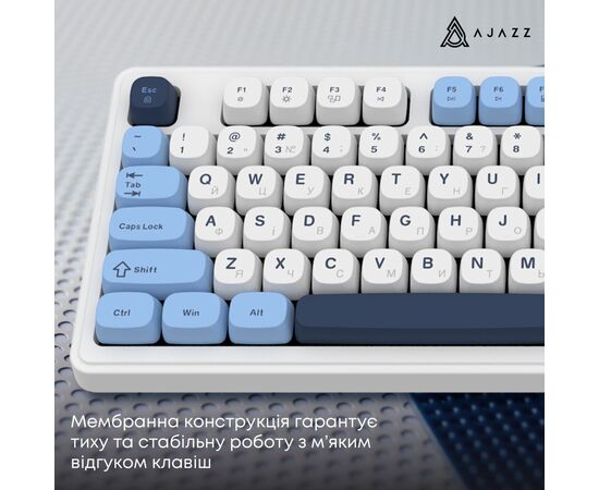 Клавиатура Ajazz AF98 USB UA White/Blue (AF98-GB), изображение 12