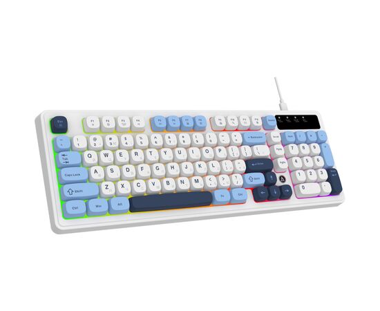 Клавиатура Ajazz AF98 USB UA White/Blue (AF98-GB), изображение 2