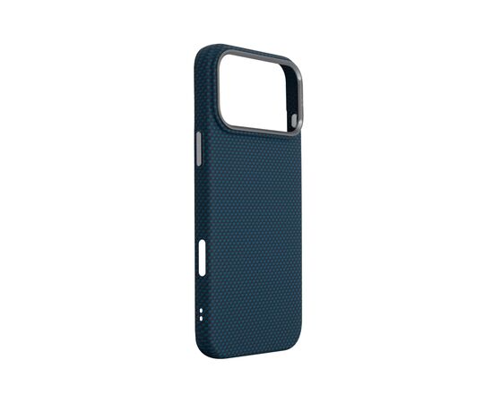 Чохол до мобільного телефона Armorstandart LikeCarbon2 MagCase Apple iPhone 17 Pro Max Kevlar Dark Blue (ARM88553), зображення 3