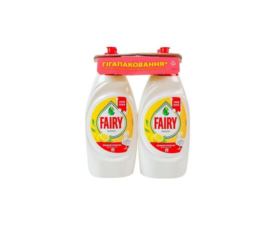 Средство для ручного мытья посуды Fairy Лимон 2 x 900 мл (8006530211857)