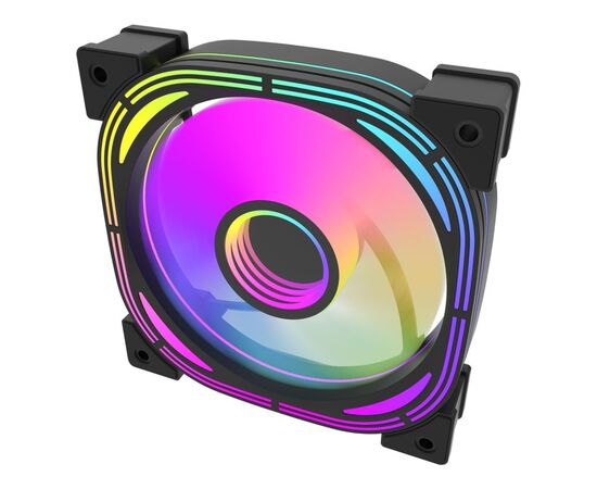 Кулер для корпуса DARKFLASH INF24 3IN1(PWM) BLACK, изображение 3