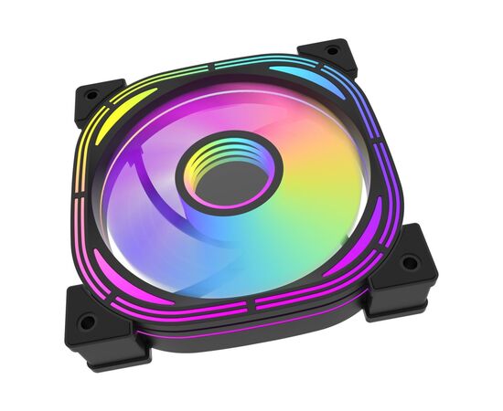 Кулер для корпуса DARKFLASH INF24 3IN1(PWM) BLACK, изображение 4