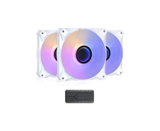 Кулер для корпуса DARKFLASH INF8 PRO 3IN1 WHITE, изображение 2