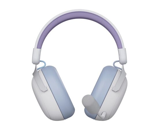 Навушники Ajazz AHM08 MAX 3-Mode White/Purple (AHM08-MAX-PWB), зображення 2