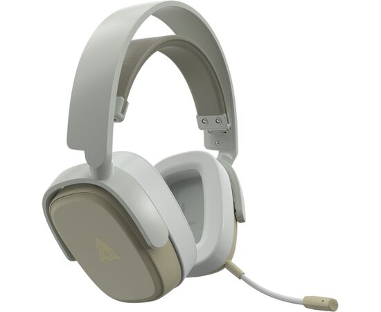 Наушники Ajazz AHM09 MAX 3-Mode Gray/White (AHM09-MAX-GW), изображение 5