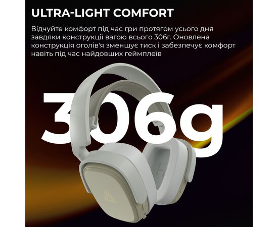 Наушники Ajazz AHM09 MAX 3-Mode Gray/White (AHM09-MAX-GW), изображение 9