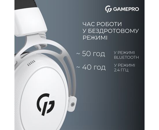 Навушники GamePro Asgard Skald 4-Mode White (HSW160W), зображення 12