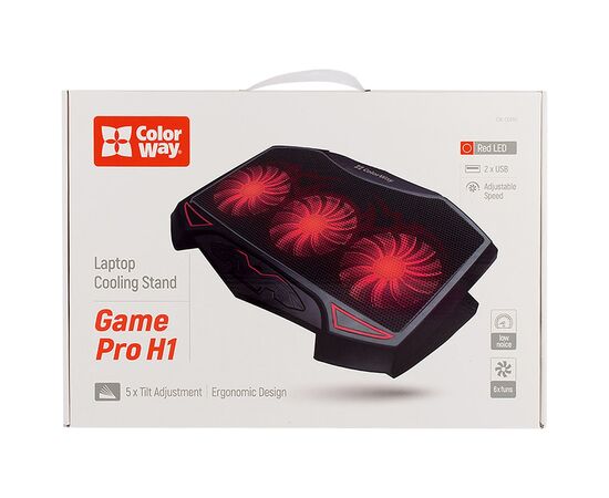 Подставка для ноутбука ColorWay Cooling Game Pro H1, 10-17 (CW-CGPH1), изображение 11