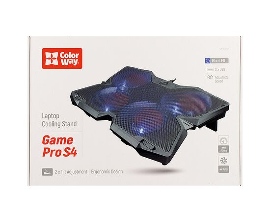 Подставка для ноутбука ColorWay Cooling Game Pro S4, 10-17 (CW-CGPS4), изображение 11