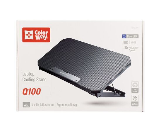 Подставка для ноутбука ColorWay Cooling Laptop Q100, 10-17 (CW-CLQ100), изображение 11