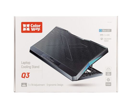 Подставка для ноутбука ColorWay Cooling Laptop Q3, 10-17 (CW-CLQ3), изображение 11