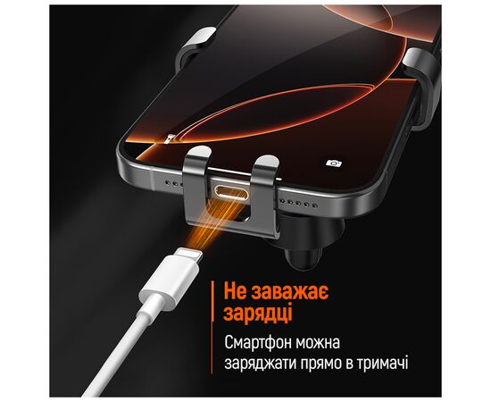 Универсальный автодержатель ColorWay Gravity Mechanical Car Mount Black (CW-CHG18-BK), изображение 11