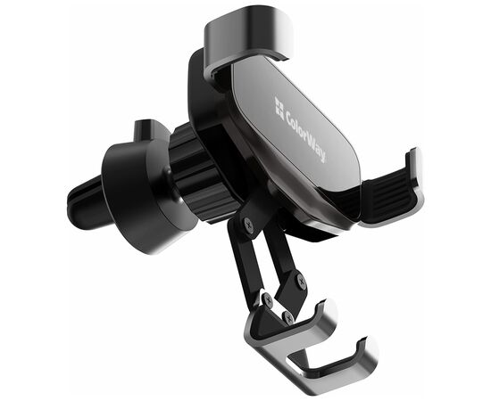 Универсальный автодержатель ColorWay Gravity Mechanical Car Mount Black (CW-CHG18-BK), изображение 4
