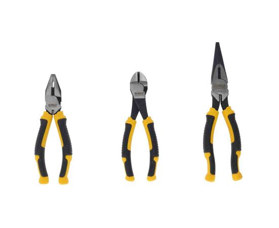 Набір інструментів DeWALT шарнірно-губцевий LASER HARDENED, 3 шт (DWHT82813-0)