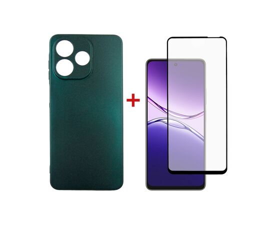 Чехол для мобильного телефона Dengos Oppo A5 Pro Soft+glass Green (DG-KM-183)