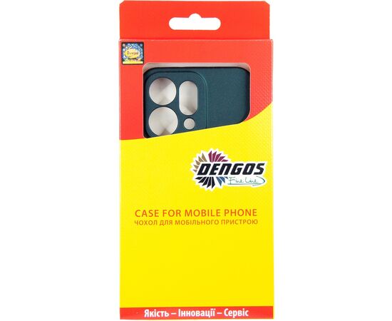 Чохол до мобільного телефона Dengos Oppo Reno14 5G Soft+glass Green (DG-KM-181), зображення 4