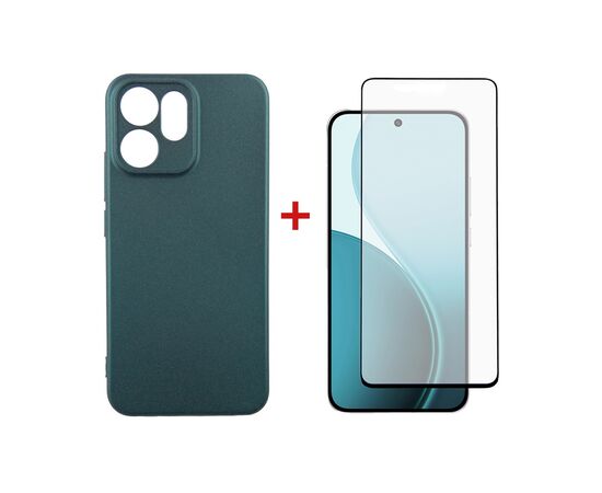 Чохол до мобільного телефона Dengos Oppo Reno14 F/FS 5G Soft+glass Green (DG-KM-182)