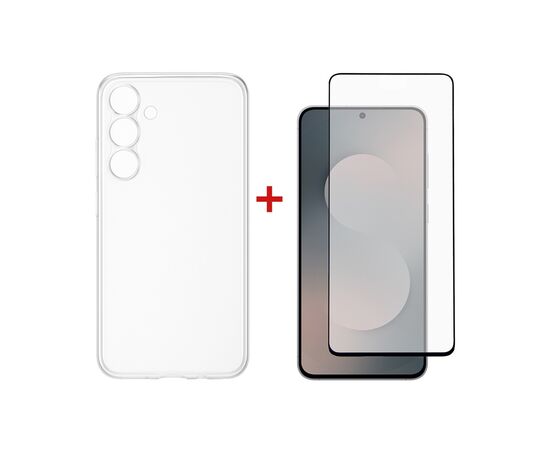 Чехол для мобильного телефона Dengos Samsung Galaxy S25 FE TPU+glass Transparent (DG-KM-172)