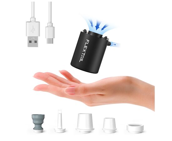 Насос для надувних меблів Flextail Tiny Pump, чорний (6975755961323)