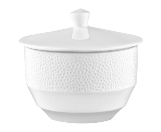 Сахарница Ardesto Ancona, 10х9.2см, 220мл, порцеляна, біла (AR3561)